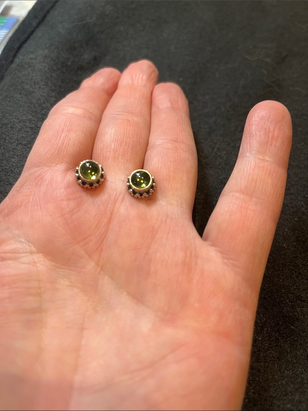 Silpada Petite Peridot Earrings